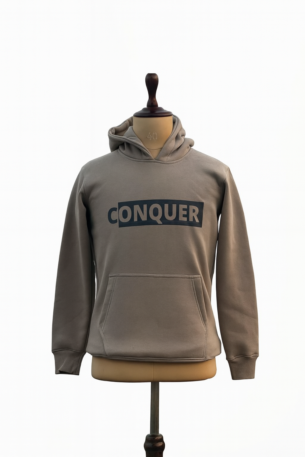 "conquer" hoodie